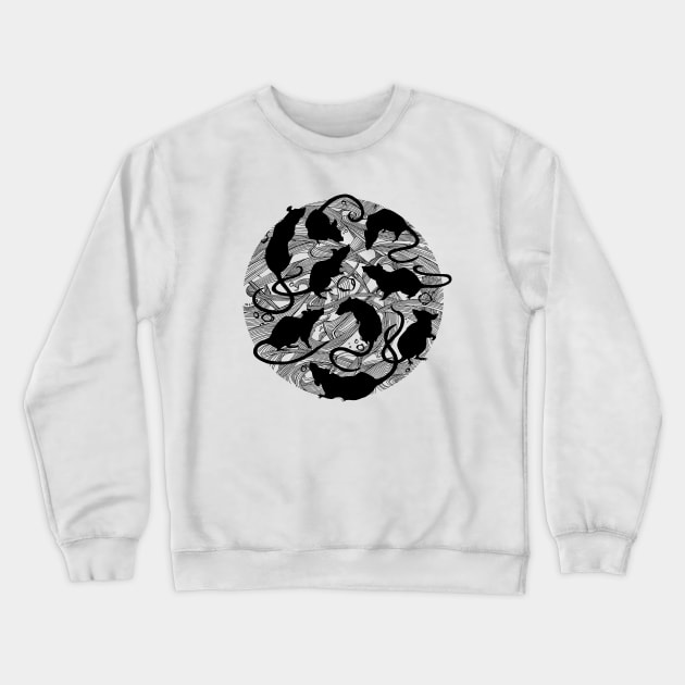 Rats Nest Crewneck Sweatshirt by FarynHughes